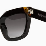 Brigada- Gloss Black w. Tort Brow Corners / Black Gradient Lens