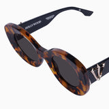 Hollywood- Honey Tort, Black Temple w. Gold Metal / Black Lens