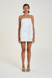 STRAPLESS MINI DRESS - I HEART U