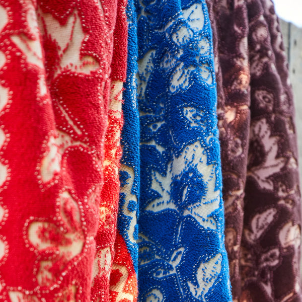 Thea Bath Sheet - Vermillion