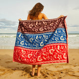 Thea Bath Sheet - Vermillion