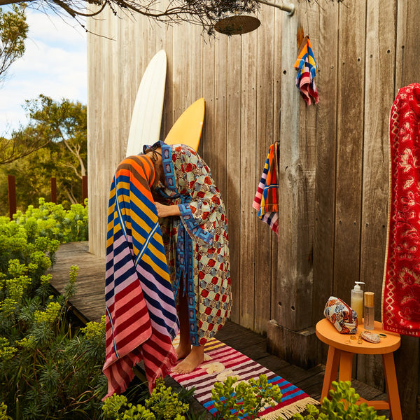 Chiara Bath Sheet - Azure