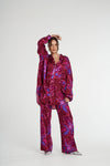 LS OVERSIZED SHIRT - JAM LILY