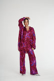 LS OVERSIZED SHIRT - JAM LILY