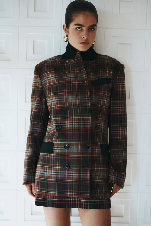KAT BLAZER TARTAN