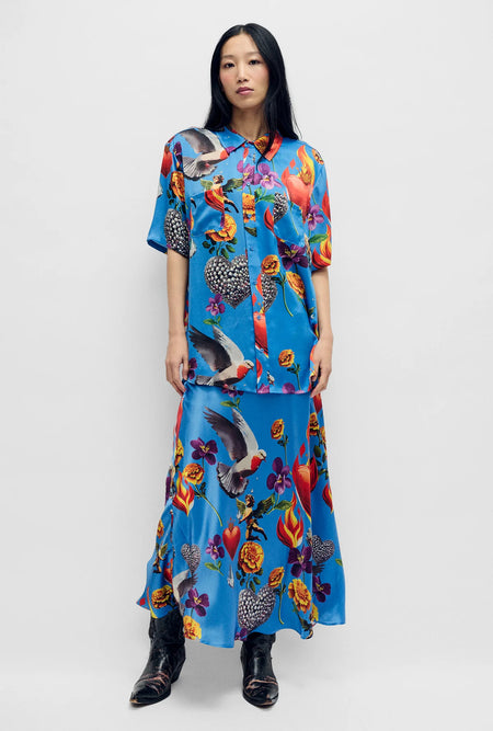 SHORT SLEEVE BOYFRIEND SHIRT YEAR OF THE SNAKE