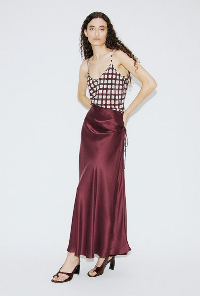 CDC Bias Cut Cami Luna Gingham
