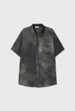 SHORT SLEEVE BOYFRIEND SHIRT SMOKE