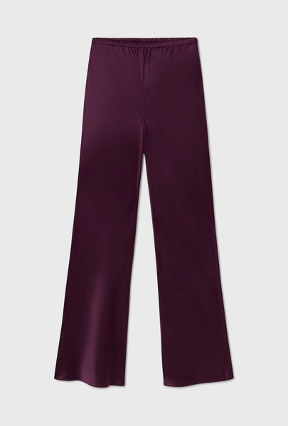 BIAS CUT PANTS BLOOD PLUM