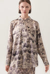 BOYFRIEND SHIRT ASTER FLORAL