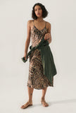 90S SLIP DRESS LEOPARD