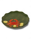 SEAVIEW STONEWARE CRAB PLATE