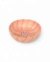 BLUSH STONEWARE FLOWER BOWL