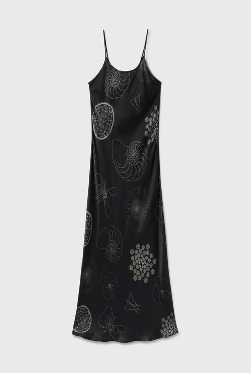 1996 DRESS FIBONACCI BLACK