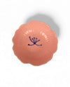BLUSH STONEWARE STAND FLOWER BOWL