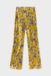 Bias Cut Pants Sunflower Floral
