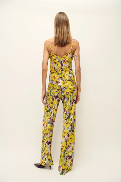 Bias Cut Cami Sunflower Floral