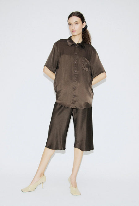 BIAS CUT PANTS BLACKBERRY