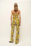 Bias Cut Pants Sunflower Floral