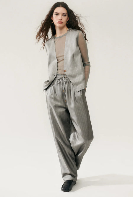 TWILL SLOUCH PANTS FIG