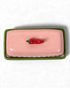 SEAVIEW STONEWARE HOT CHILLI BUTTER DISH