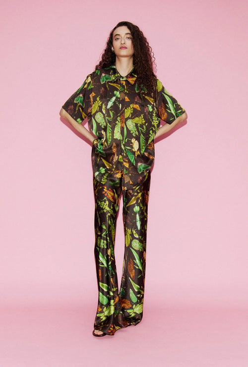 Short Sleeve Boyfriend Shirt Bug Camo