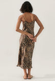 90S SLIP DRESS LEOPARD