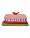 SEAVIEW STONEWARE HOT CHILLI BUTTER DISH