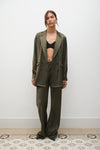 BIAS CUT PANTS PINE
