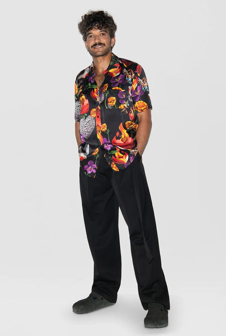 SHORT SLEEVE BOYFRIEND SHIRT YEAR OF THE SNAKE