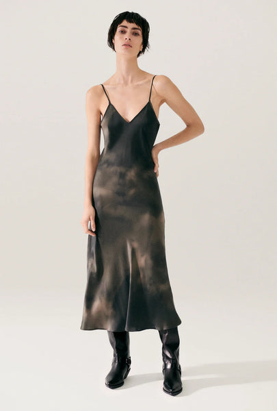 90S SLIP DRESS SMOKE