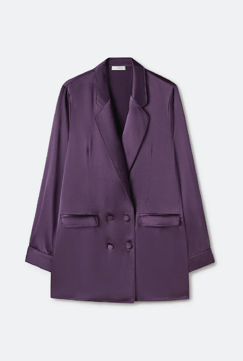 RELAXED BLAZER BLACKBERRY