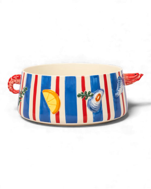 SEAVIEW STONEWARE PRAWN CANNISTER
