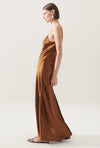 TWO TONE DRESS CACAO/VAN DYKE BROWN