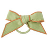 MILLA BOW NAPKIN RING PISTACHIO/PAPAYA