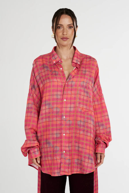 RELAXED DRAWSTRING PANT - JAM LILY
