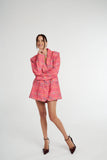 OVERSIZED BLAZER - NEON PLAID