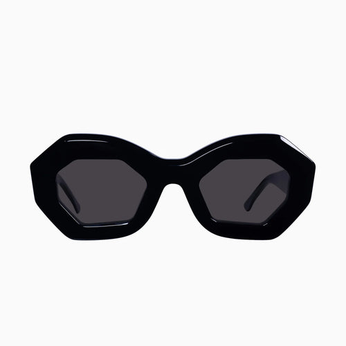 Opera- Gloss Black w. Gold Metal / Black Lens