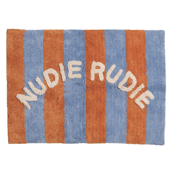 ZELIA NUDIE RUDIE BATH MAT- BLUE JAY