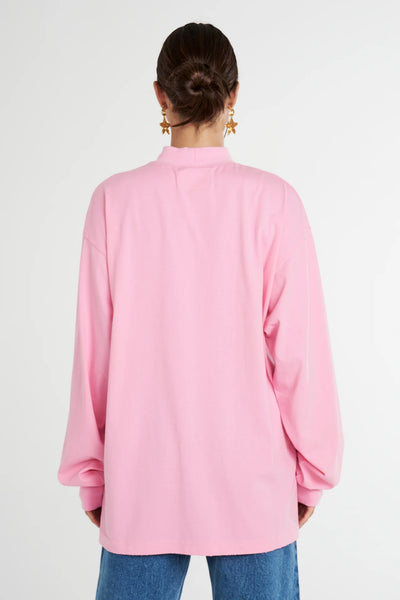 LS BAND TEE - PINK