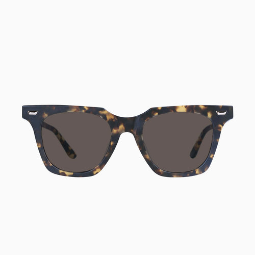 Prisoner II-  Clear Tort w. 24k Gold Metal Trim / Brown Lens