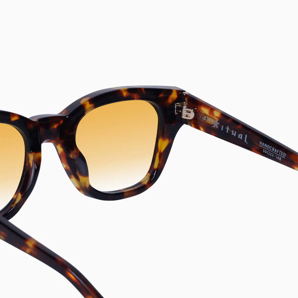 Ritual- Sienna Tort w. Gold Metal / Orange Gradient Lens