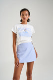 A-SYM SKORT - SEA STRIPE