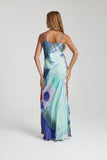 SIREN DRESS - BLUE SUNFLWR