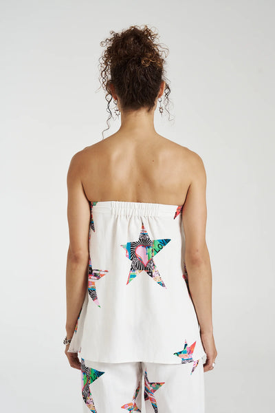 STRAPLESS SHIFT TOP - STAR X LOVERS