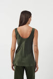 Scoop Neck Tank Cedar