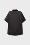 Short Sleeve Boyfriend Shirt Iris