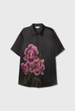 Short Sleeve Boyfriend Shirt Iris