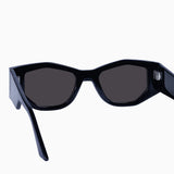 Valiant- Gloss Black w. Silver Metal / Black Lens