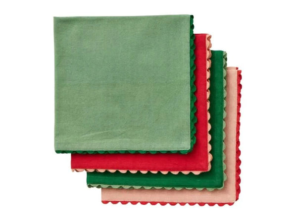 ORLA S/4 COTTON NAPKINS MULTI